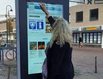 Informatiezuil bij VVV Bodegraven-Reeuwijk