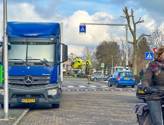 Traumahelikopter landt voor medische noodsituatie in Bodegraven
