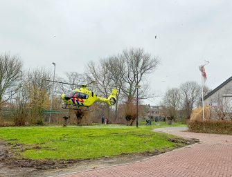 Traumahelikopter landde in Bodegraven