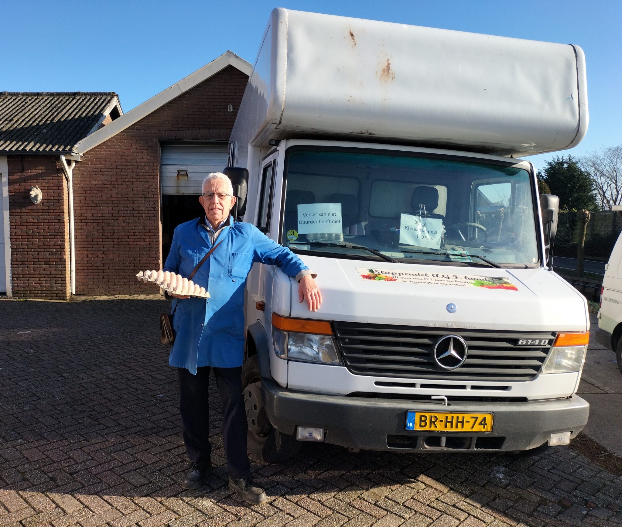 Laatste ventwagen in Reeuwijk en omgeving stopt na bijna 150 jaar