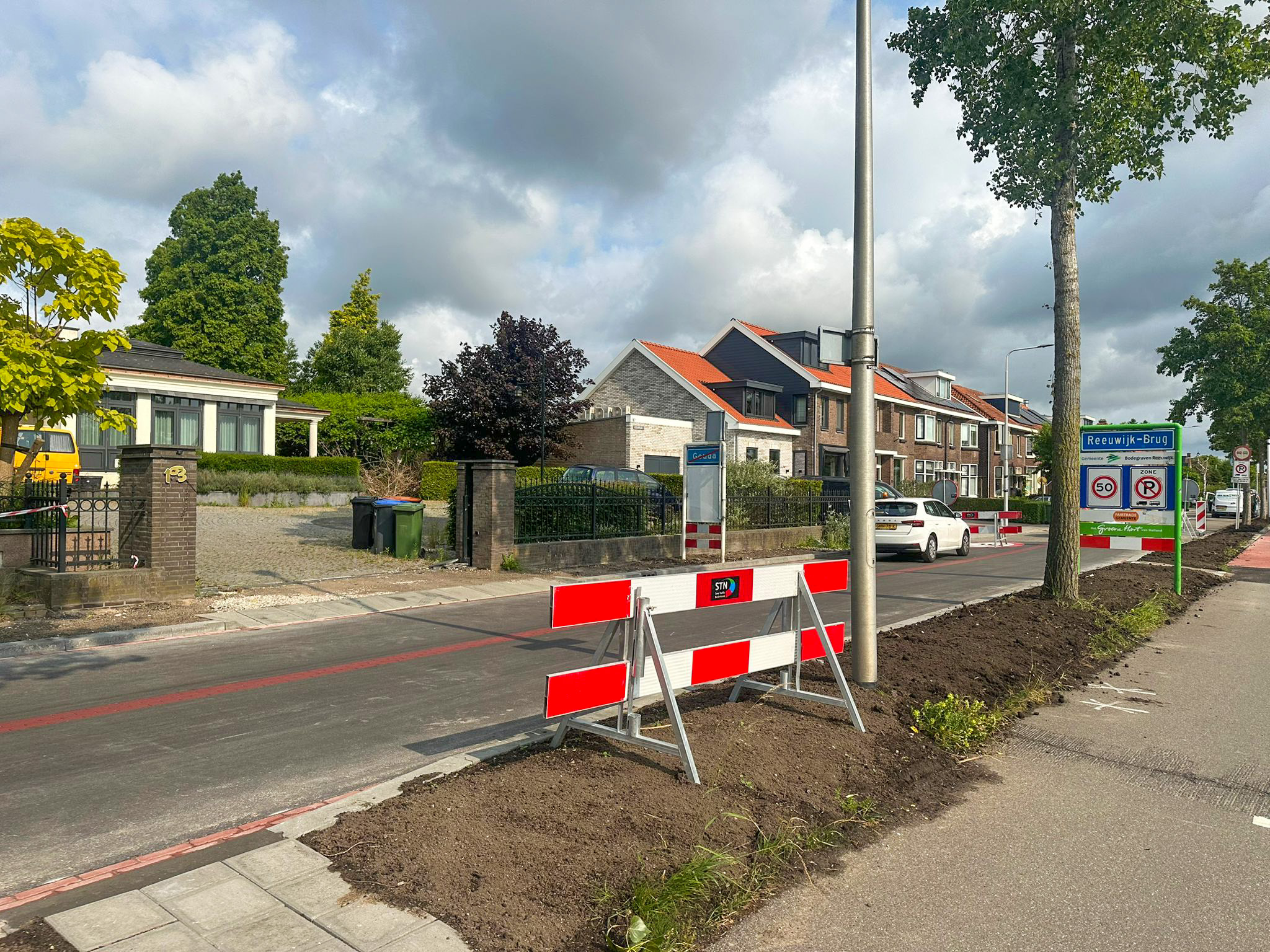 Fietspad Bodegraafsestraatweg tijdelijk afgesloten
