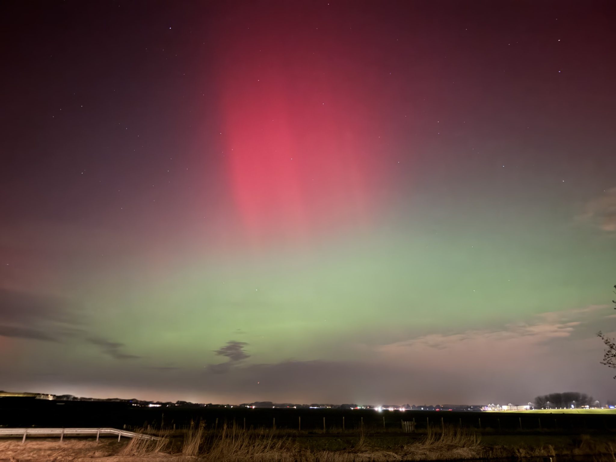 Noorderlicht goed zichtbaar!