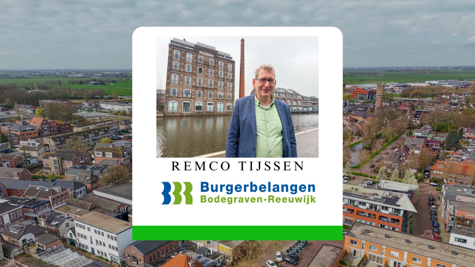 Nieuwe Rebo Kiest Lokaal-video: Remco Tijssen van Burgerbelangen aan het woord