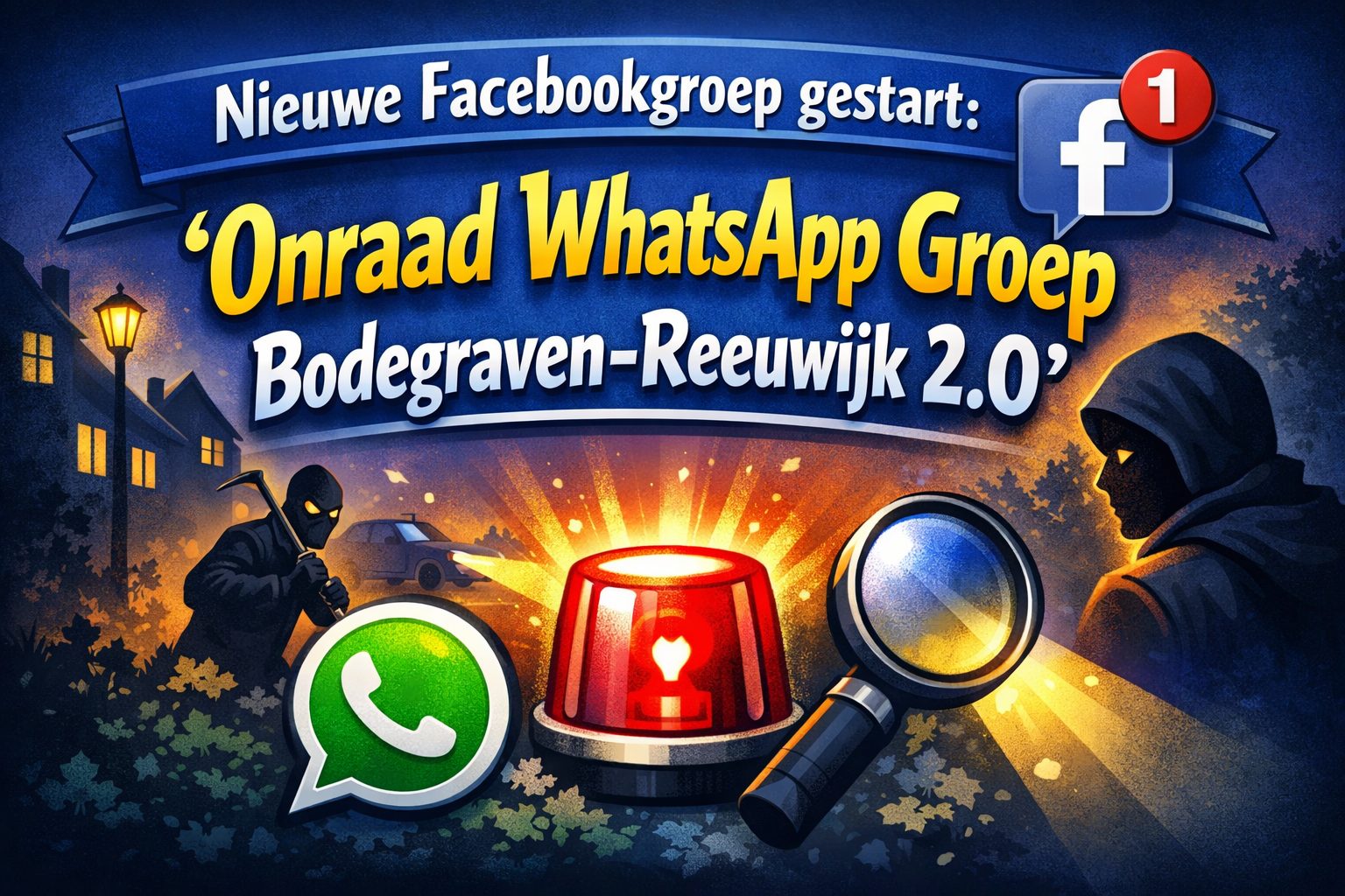 Nieuwe Facebookgroep gestart: ‘Onraad WhatsApp Groep Bodegraven-Reeuwijk 2.0’