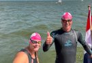 Annette Spies waagt nieuwe poging om IJsselmeer over te zwemmen
